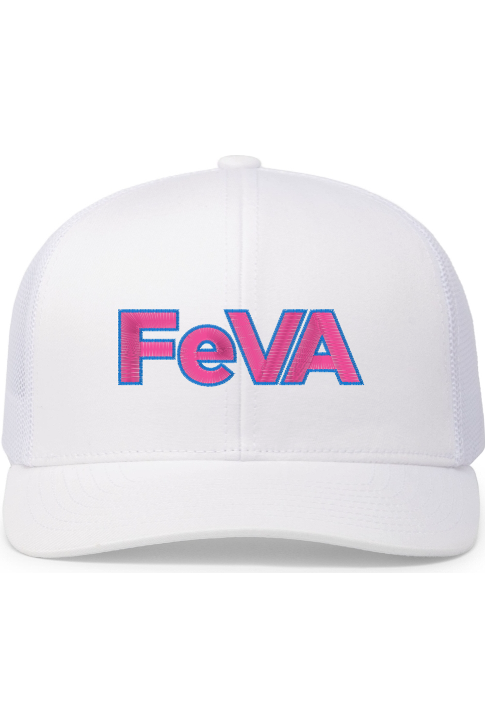 Features Volleyball Embroidered Trucker Hat
