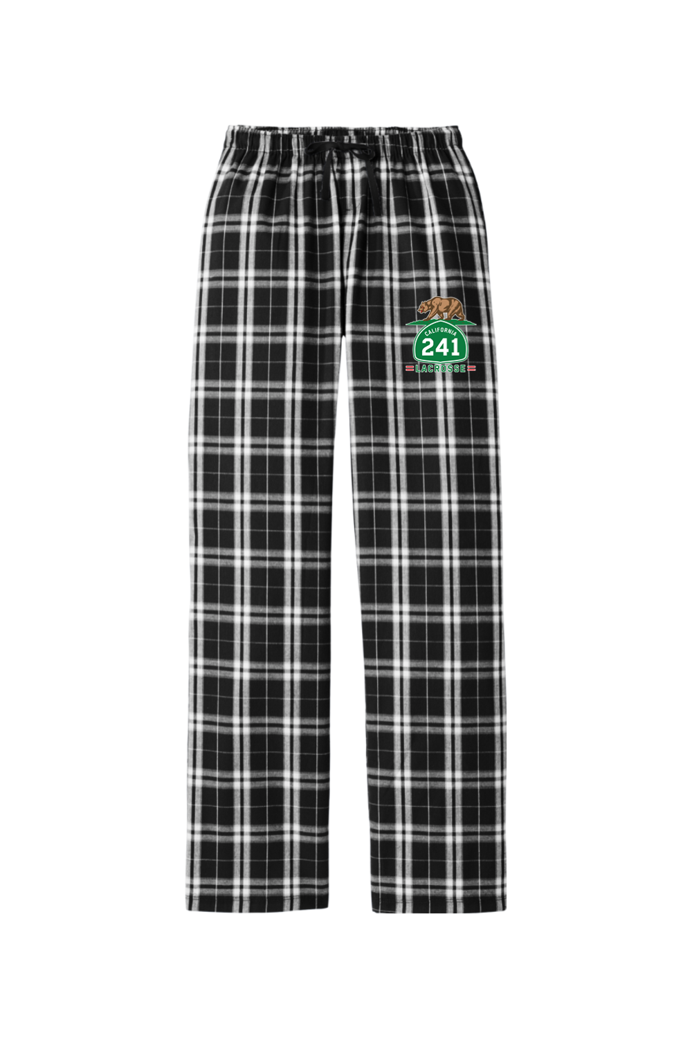 California Lacrosse Adult Women's Flannel Plaid Pants