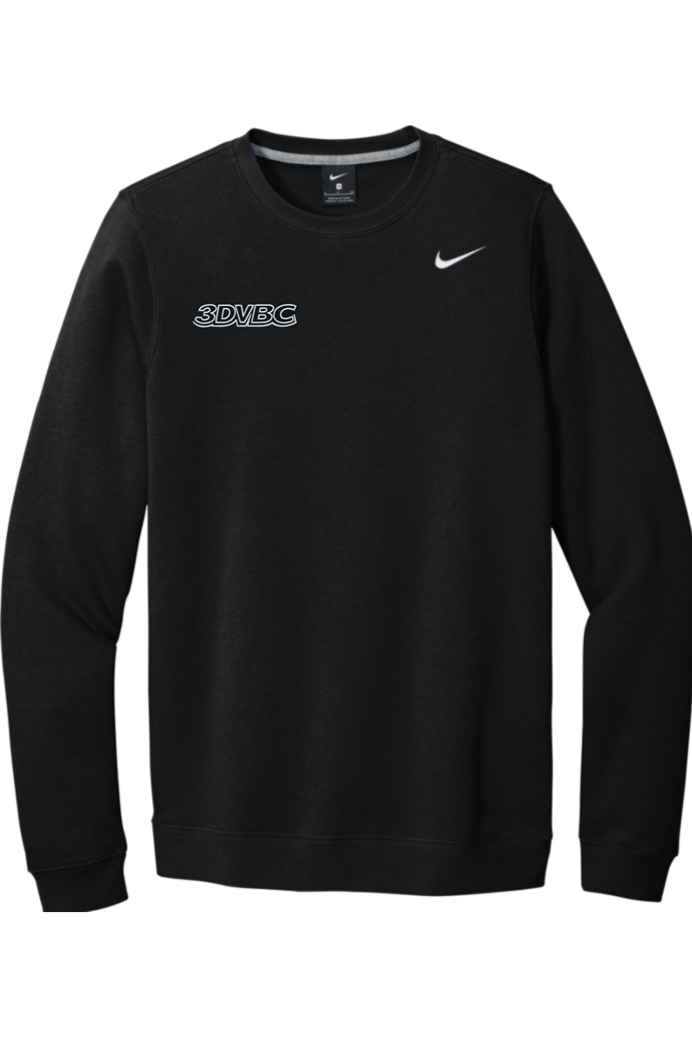 3DVBC Volleyball Embroidered Nike Club Fleece Crew