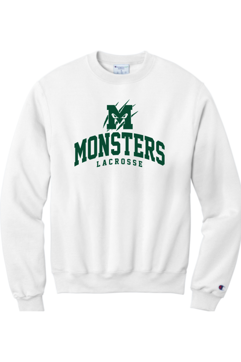 MONSTERS LACROSSE Champion Adult Powerblend Crewneck Sweatshirt
