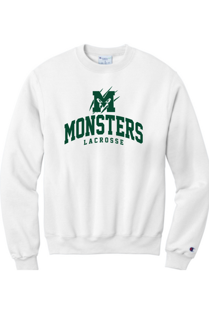 MONSTERS LACROSSE Champion Adult Powerblend Crewneck Sweatshirt