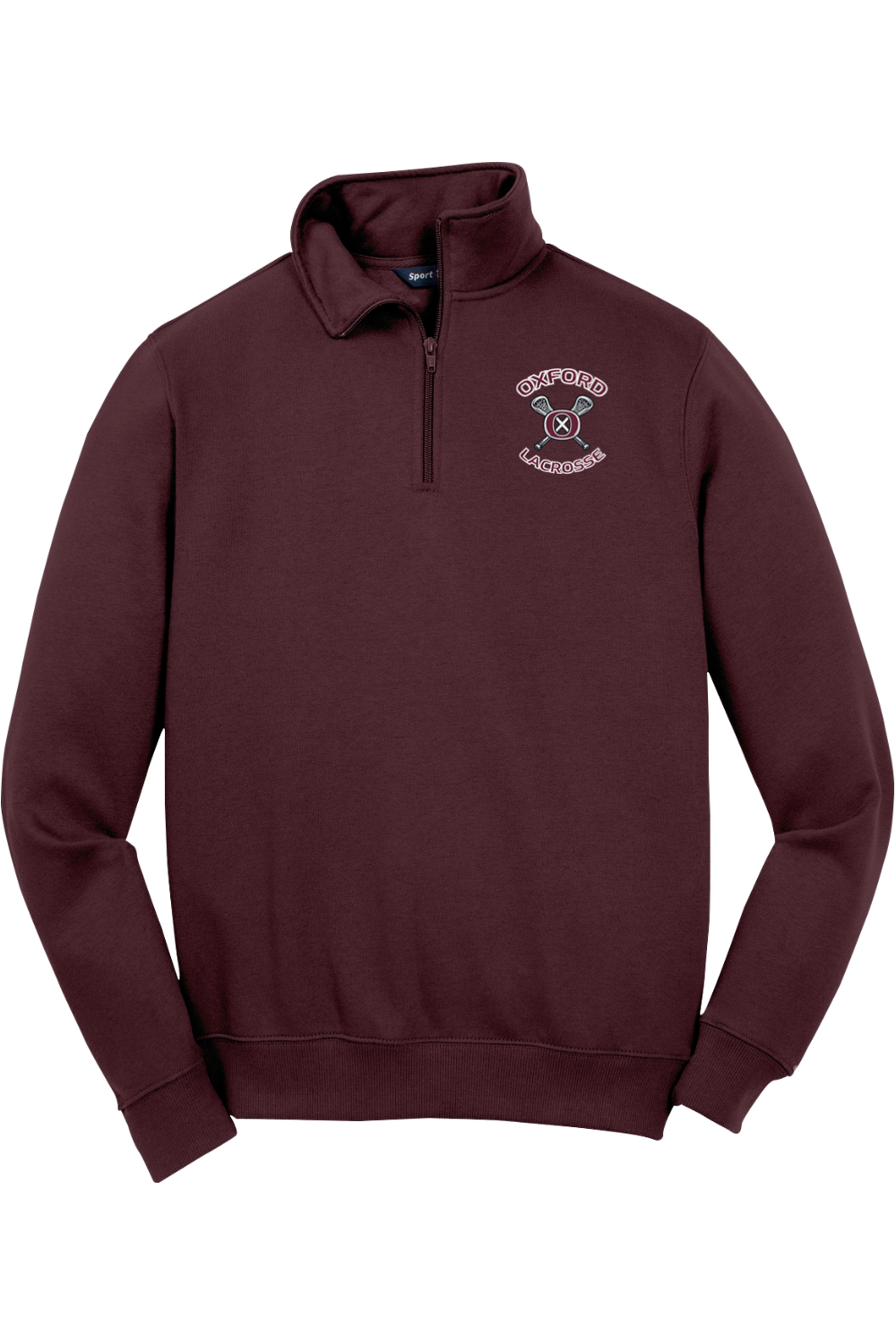 Oxford Lacrosse Adult Embroidered Quarter-Zip Pullover