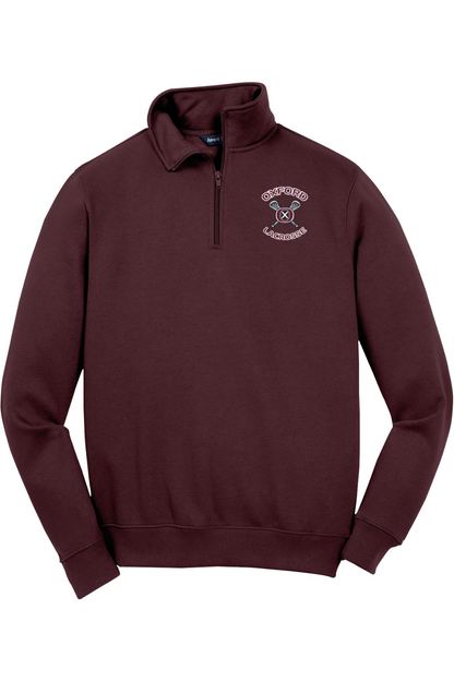 Oxford Lacrosse Adult Embroidered Quarter-Zip Pullover
