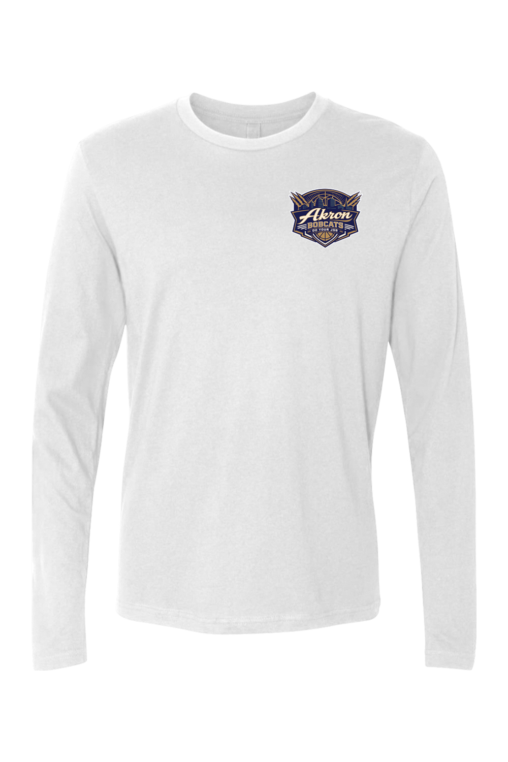 Arkron Bobcats Basketball Adult Long Sleeve T-Shirt
