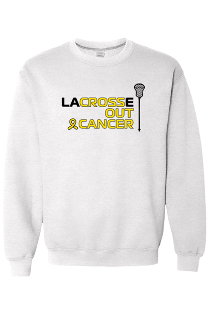 LaCROSSe Out Cancer Adult Heavyweight Sweatshirt