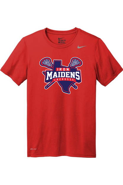 Iron Maidens Lacrosse Nike Team rLegend Tee