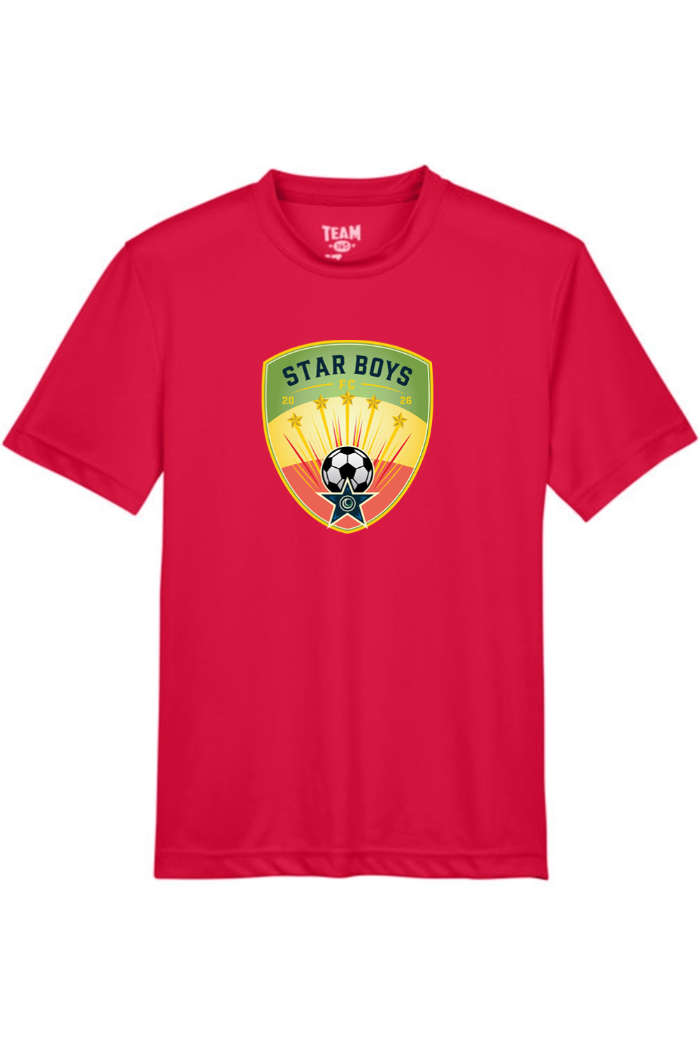 Star Boys Soccer Youth Athletic T-Shirt