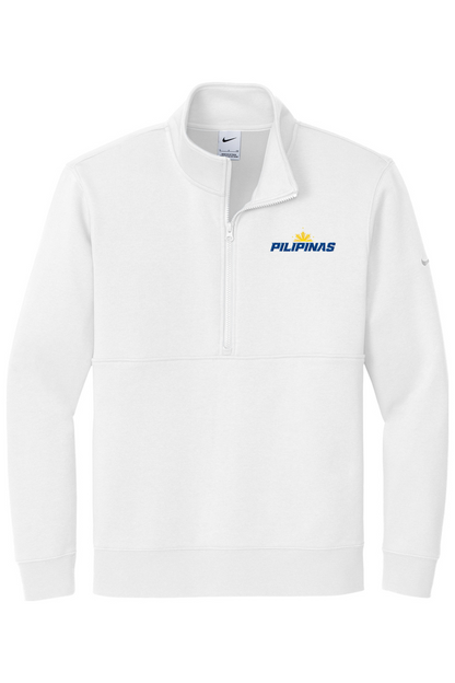 Philippines Lacrosse Embroidered Nike Club Fleece Sleeve Swoosh 1/2-Zip