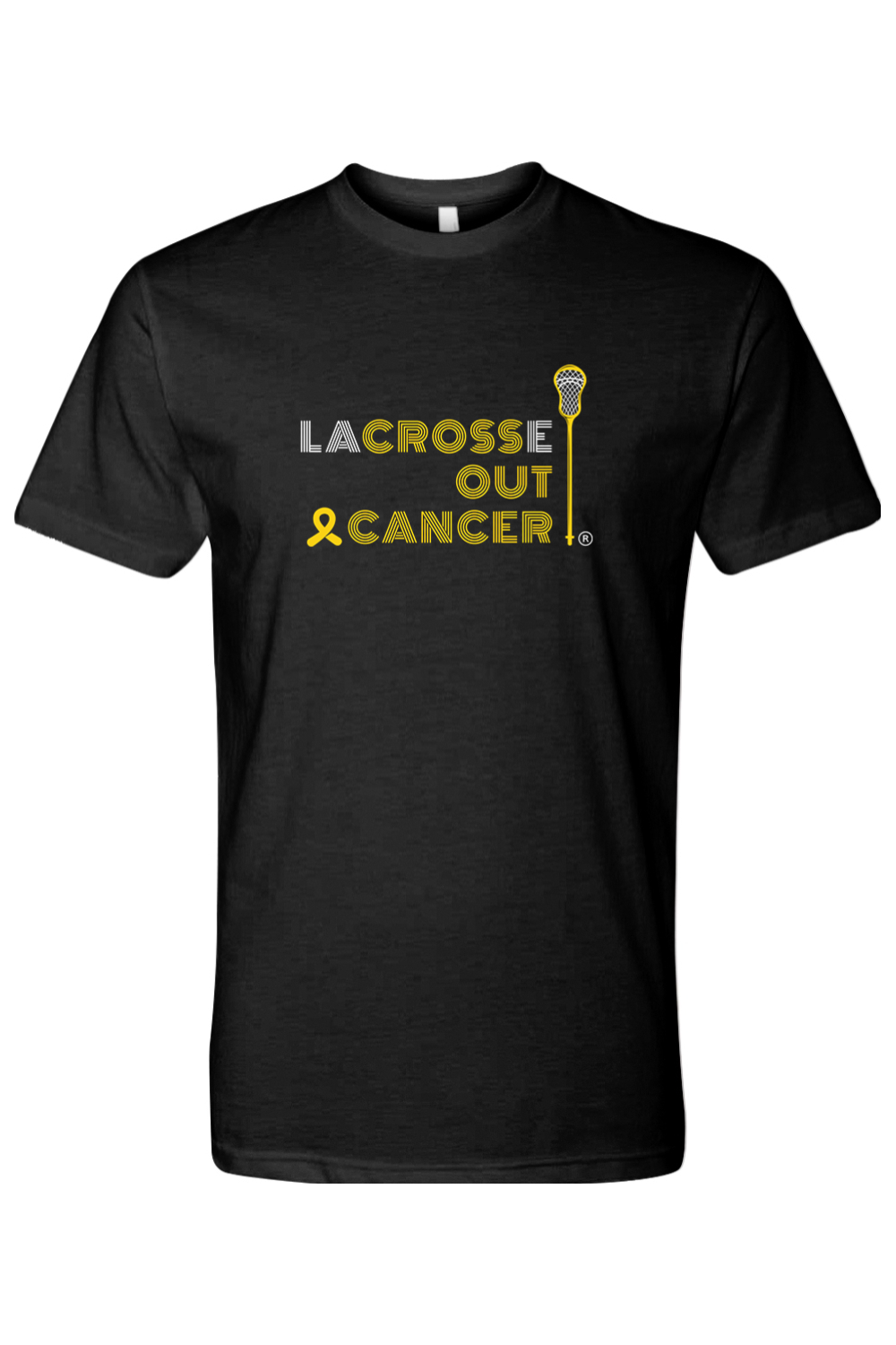 LaCROSSe Out Cancer Adult Men's T-Shirt