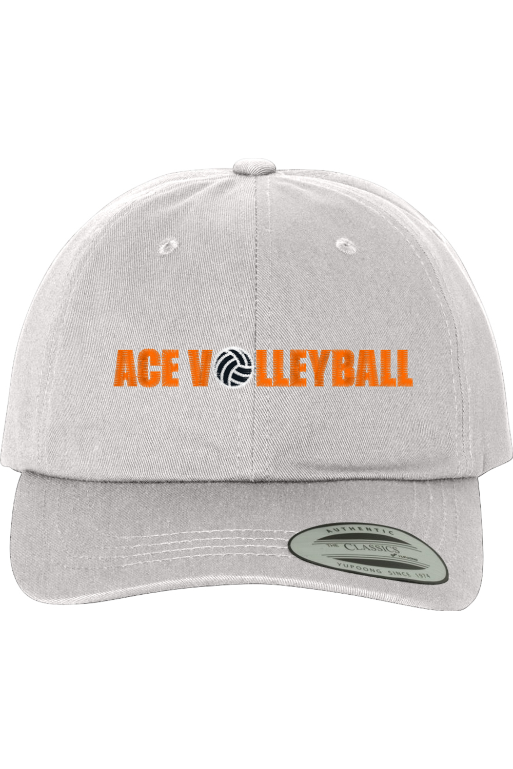 Ace Volleyball Embroidered Dad Hat