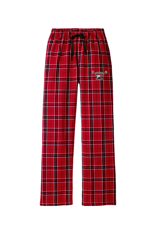 Raptors Lacrosse Adult Women's Flannel Plaid Pants