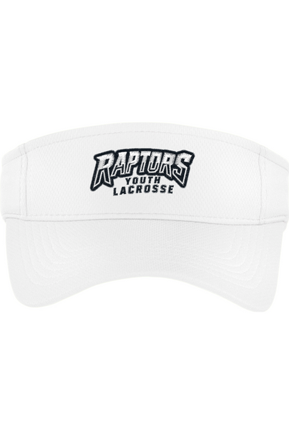 Raptors Lacrosse Embroidered Visor