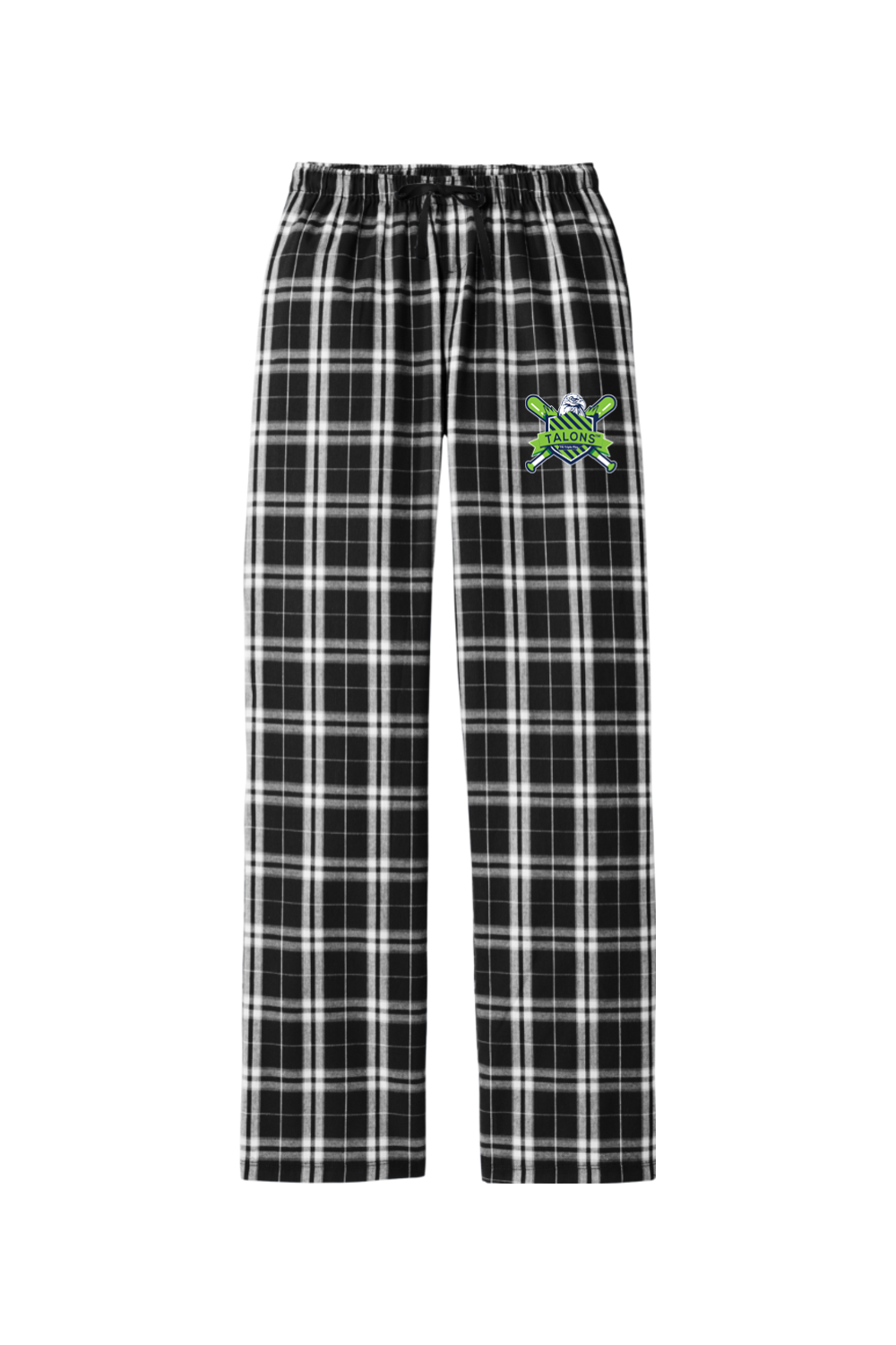 Talons Baseball Adult Women's Flannel Plaid Pants