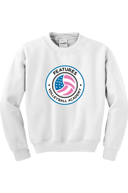 Features Volleyball Youth Sweatshirt