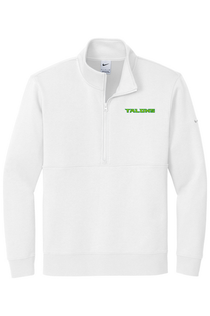 Talons Baseball Embroidered Nike Club Fleece Sleeve Swoosh 1/2-Zip