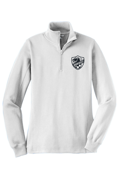 Brunswick Dragons Soccer Adult Women's Embroidered Quarter-Zip Pullover