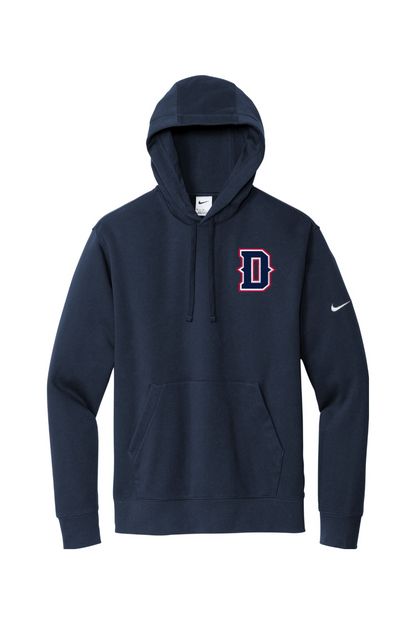 Dallas Bats Baseball Embroidered Nike Club Fleece Sleeve Swoosh Pullover Hoodie