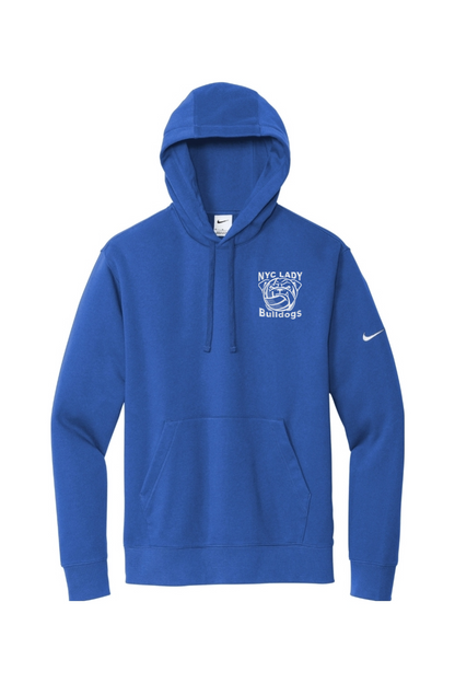 NYCLB Embroidered Nike Club Fleece Sleeve Swoosh Pullover Hoodie