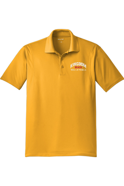 Kingdom Beach Volleyball Adult Embroidered Athletic Polo