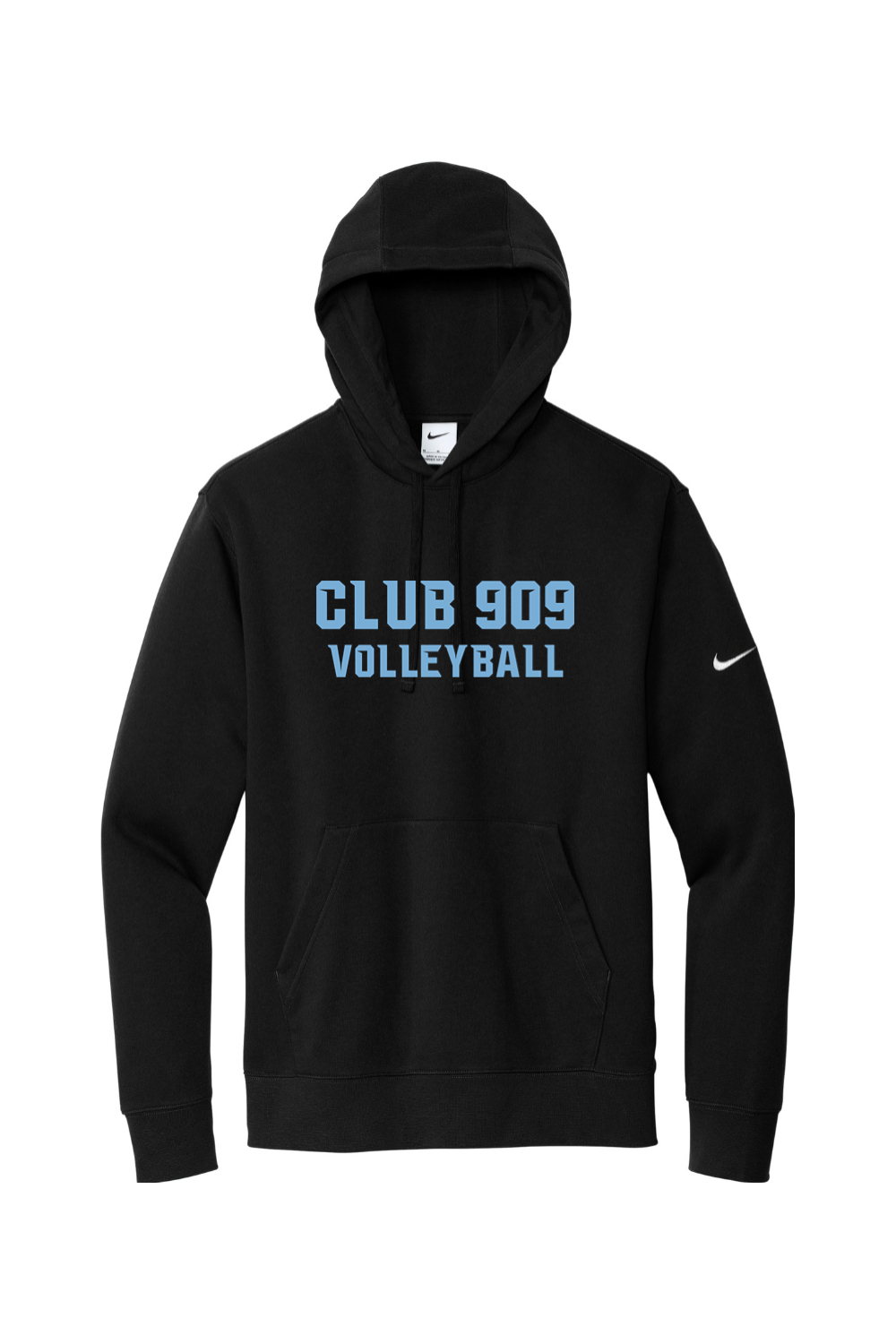 Risen 909 Coaches Nike Club Fleece Sleeve Swoosh Pullover Hoodie