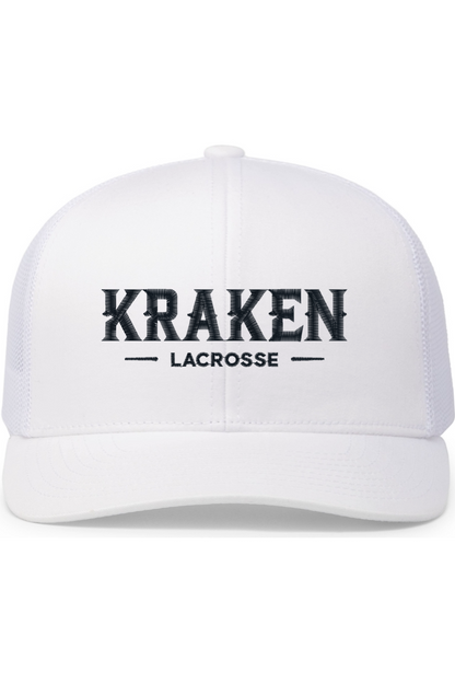 Kraken Lacrosse Embroidered Trucker Hat