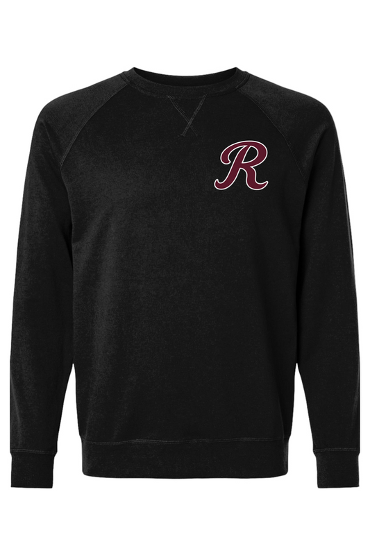 Rebels Travel Baseball Adult Heavyweight Raglan Long Sleeve