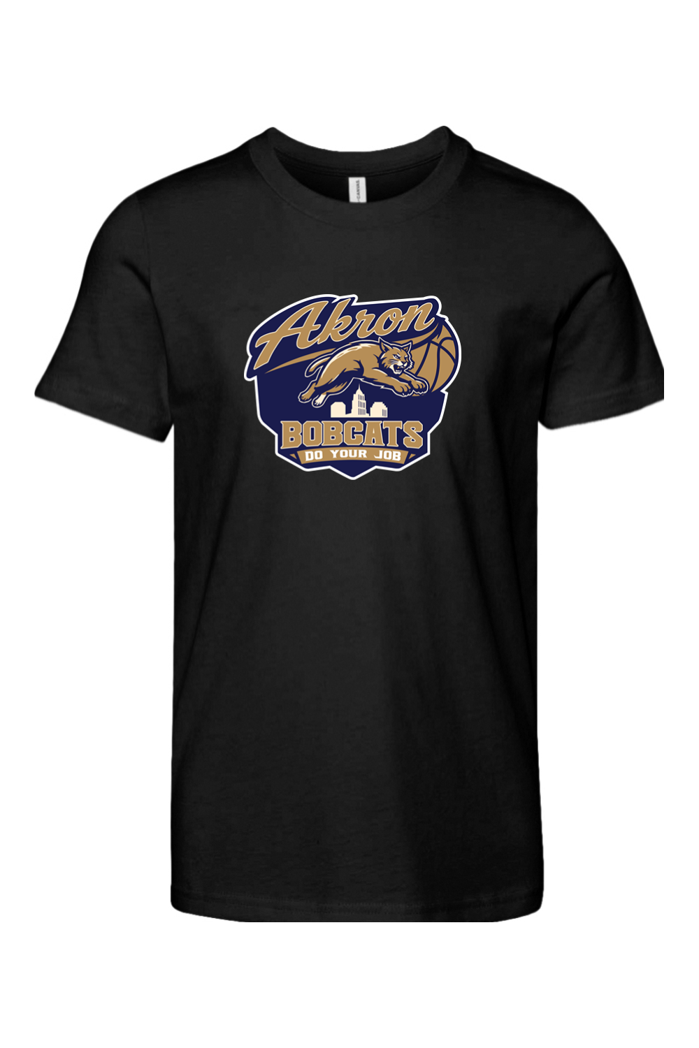 Arkron Bobcats Basketball Youth Lifestyle T-Shirt