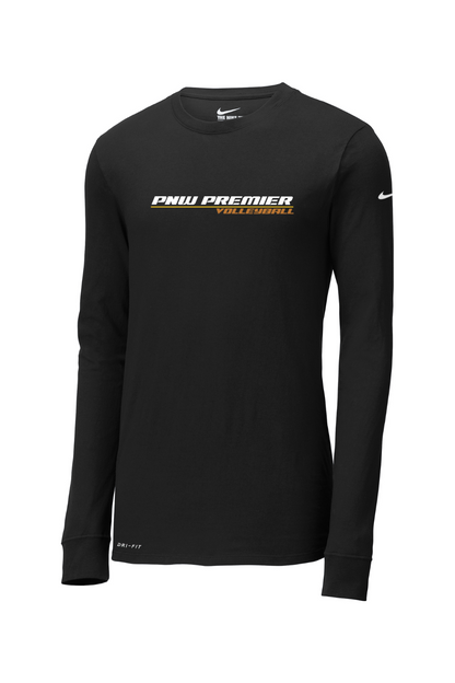 PNW Premier Volleyball Nike Dri-FIT Cotton/Poly Long Sleeve Tee