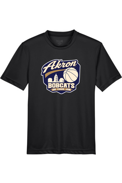 Arkron Bobcats Basketball Youth Athletic T-Shirt