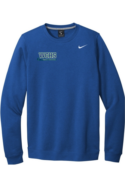 Winston Churchill Embroidered Nike Club Fleece Crew