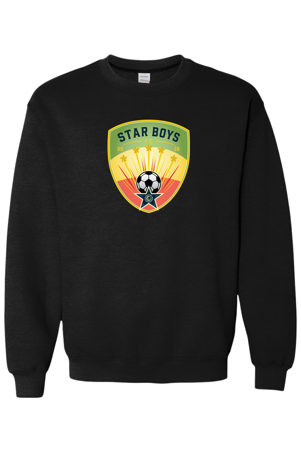 Star Boys Soccer Adult Heavyweight Sweatshirt