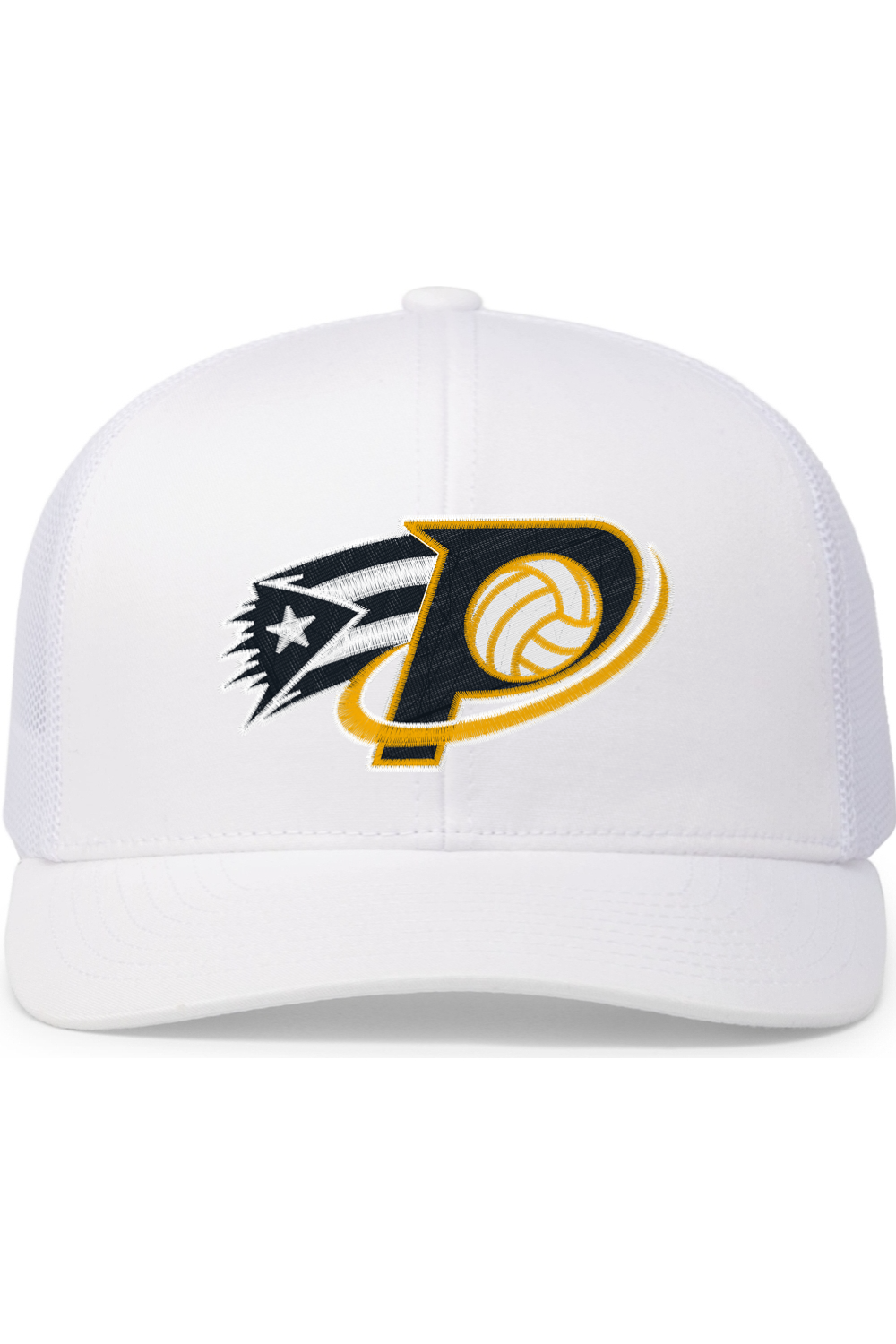 Presente Volleyball Embroidered Trucker Hat