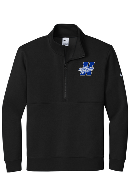 Holmdel Volleyball Embroidered Nike Club Fleece Sleeve Swoosh 1/2-Zip
