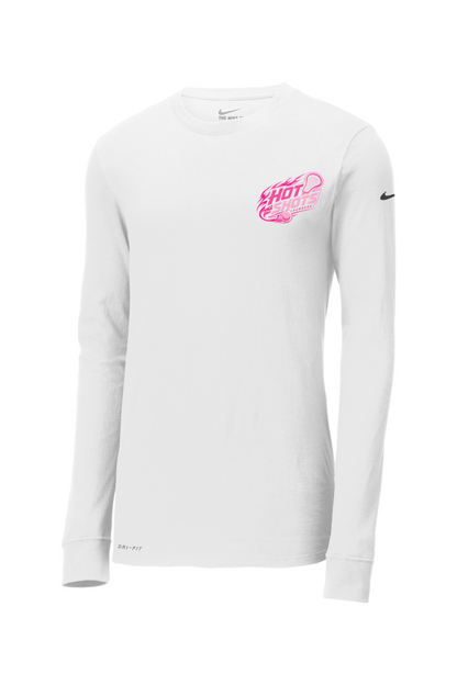 Hot Shots Lacrosse Nike Dri-FIT Cotton/Poly Long Sleeve Tee