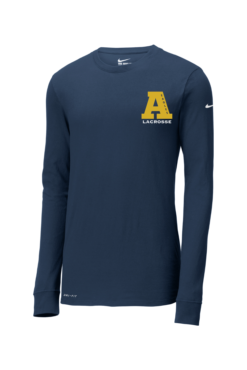 Arlington Eagles Lacrosse Nike Dri-FIT Cotton/Poly Long Sleeve Tee