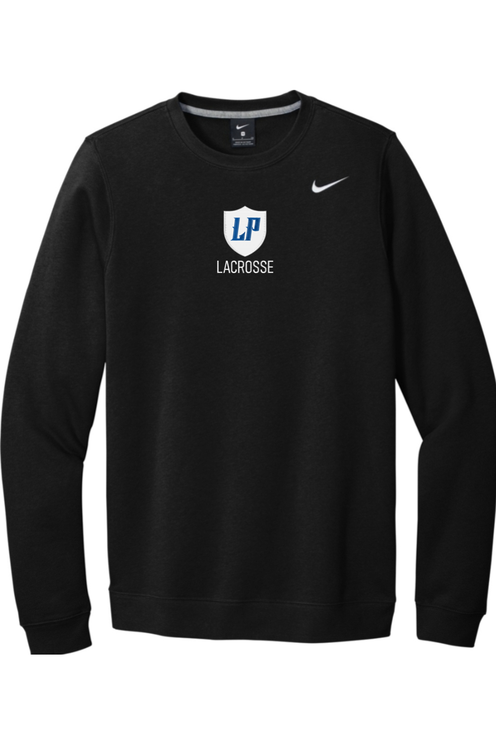 Lake Park Lacrosse Embroidered Nike Club Fleece Crew