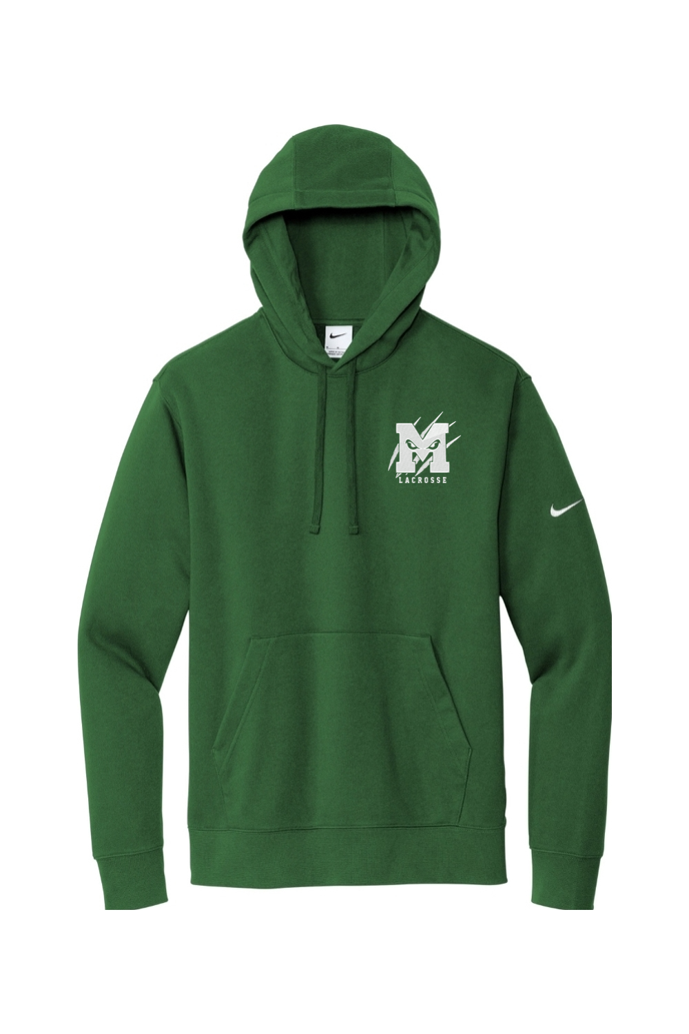 Monsters LC Embroidered Nike Club Fleece Sleeve Swoosh Pullover Hoodie