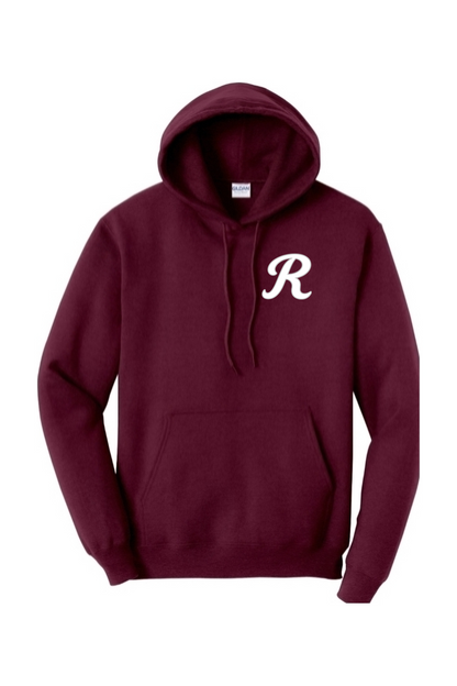 Rebels Travel Baseball Adult Heavyweight Hoodie