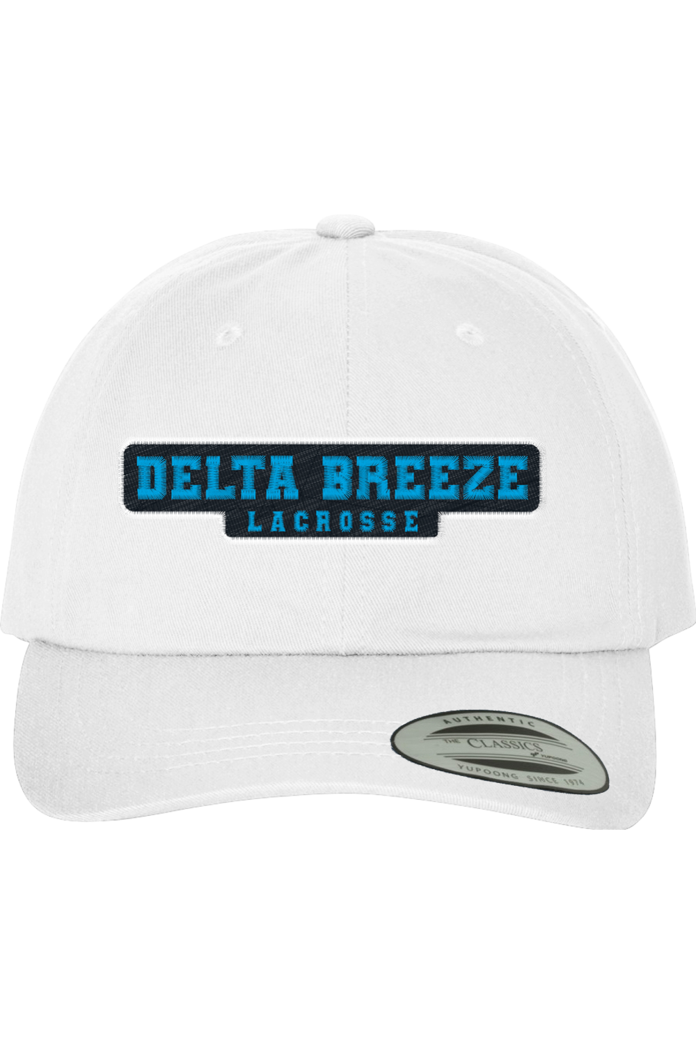 Delta Breeze Lacrosse Embroidered Dad Hat