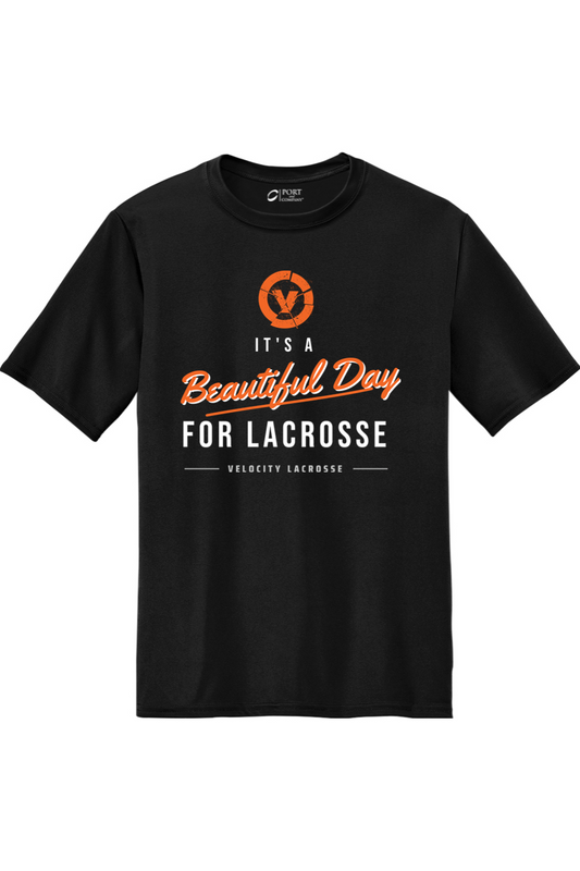 Velocity Lacrosse Port & Company Performance Tee