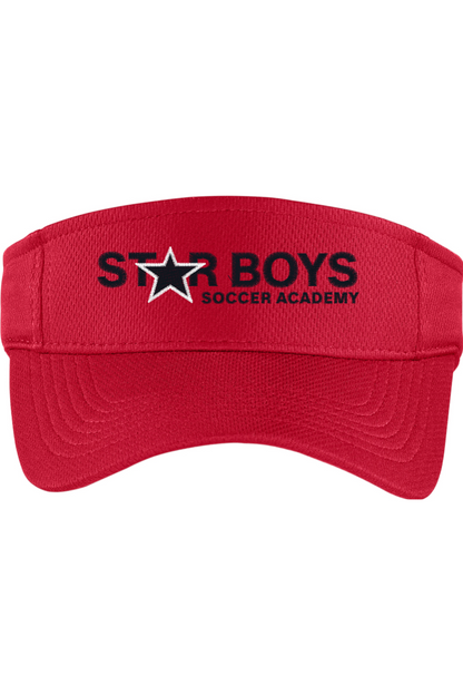Star Boys Soccer Embroidered Visor