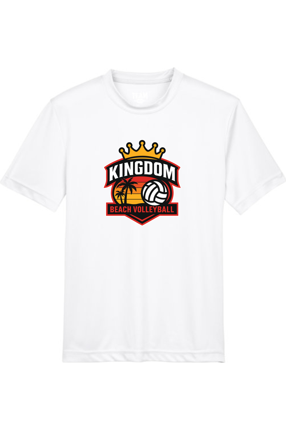 Kingdom Beach Volleyball Youth Athletic T-Shirt