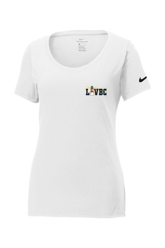 Long Island Volleyball Nike Core Cotton Scoop Neck Tee