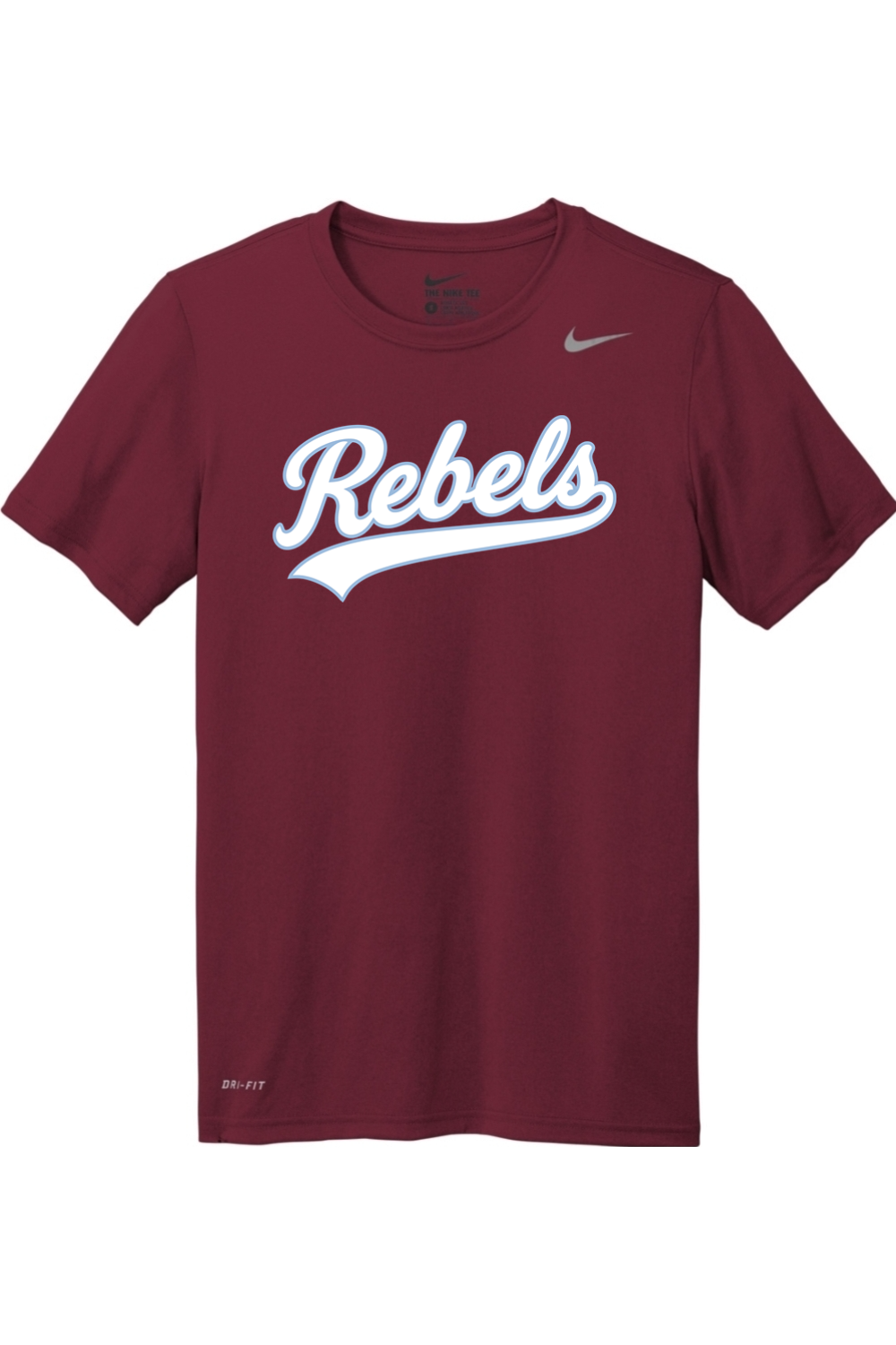 Rebels Travel Baseball Nike Team rLegend Tee