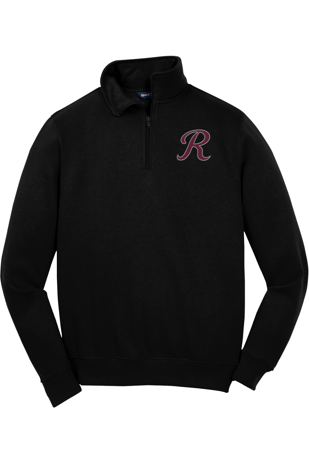 Rebels Travel Baseball Adult Embroidered Quarter-Zip Pullover