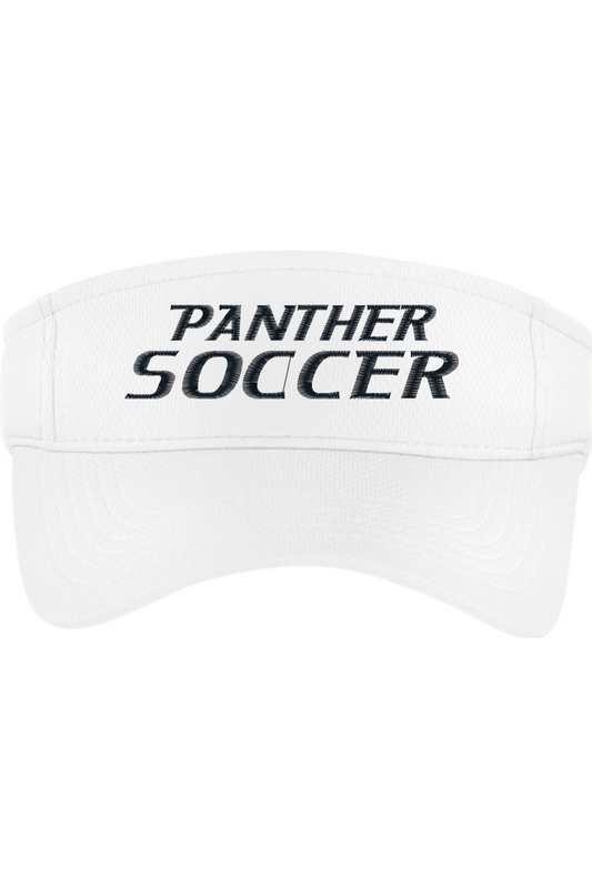 Panther Soccer Embroidered Visor