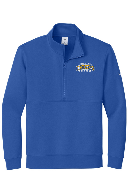Indian Land Chiefs Embroidered Nike Club Fleece Sleeve Swoosh 1/2-Zip