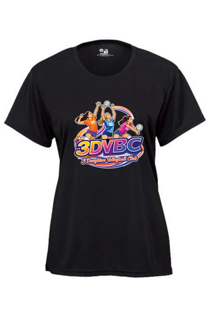 3DVBC Volleyball Youth Girl's Athletic T-Shirt