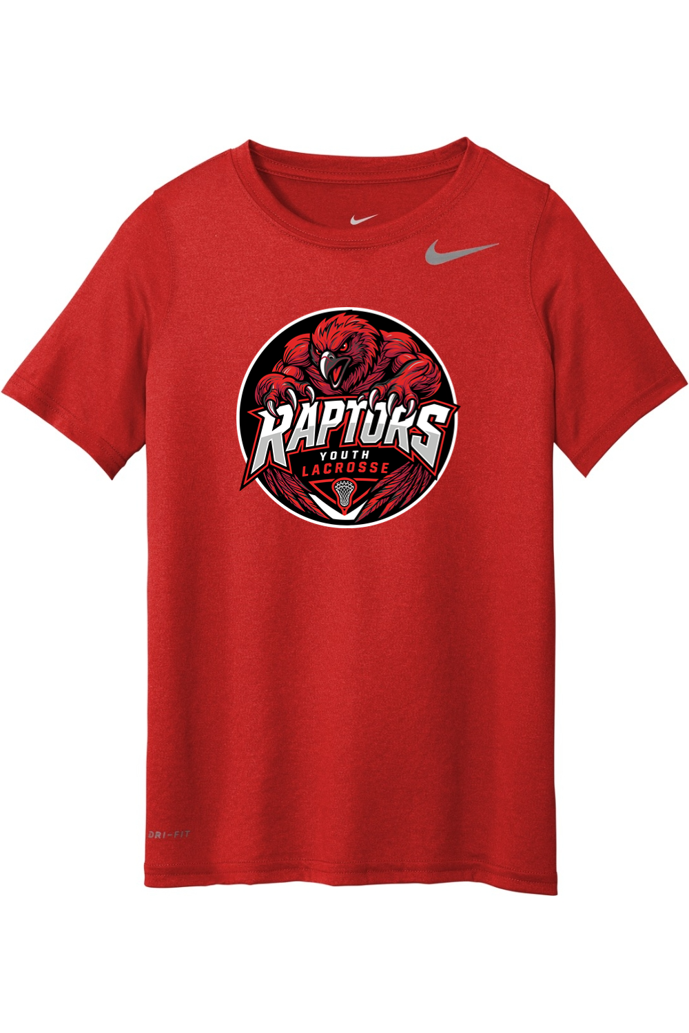 Raptors Lacrosse Nike Youth Team Legend Tee
