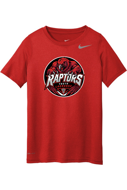Raptors Lacrosse Nike Youth Team Legend Tee